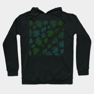 Palm Leaves Pattern Hoodie